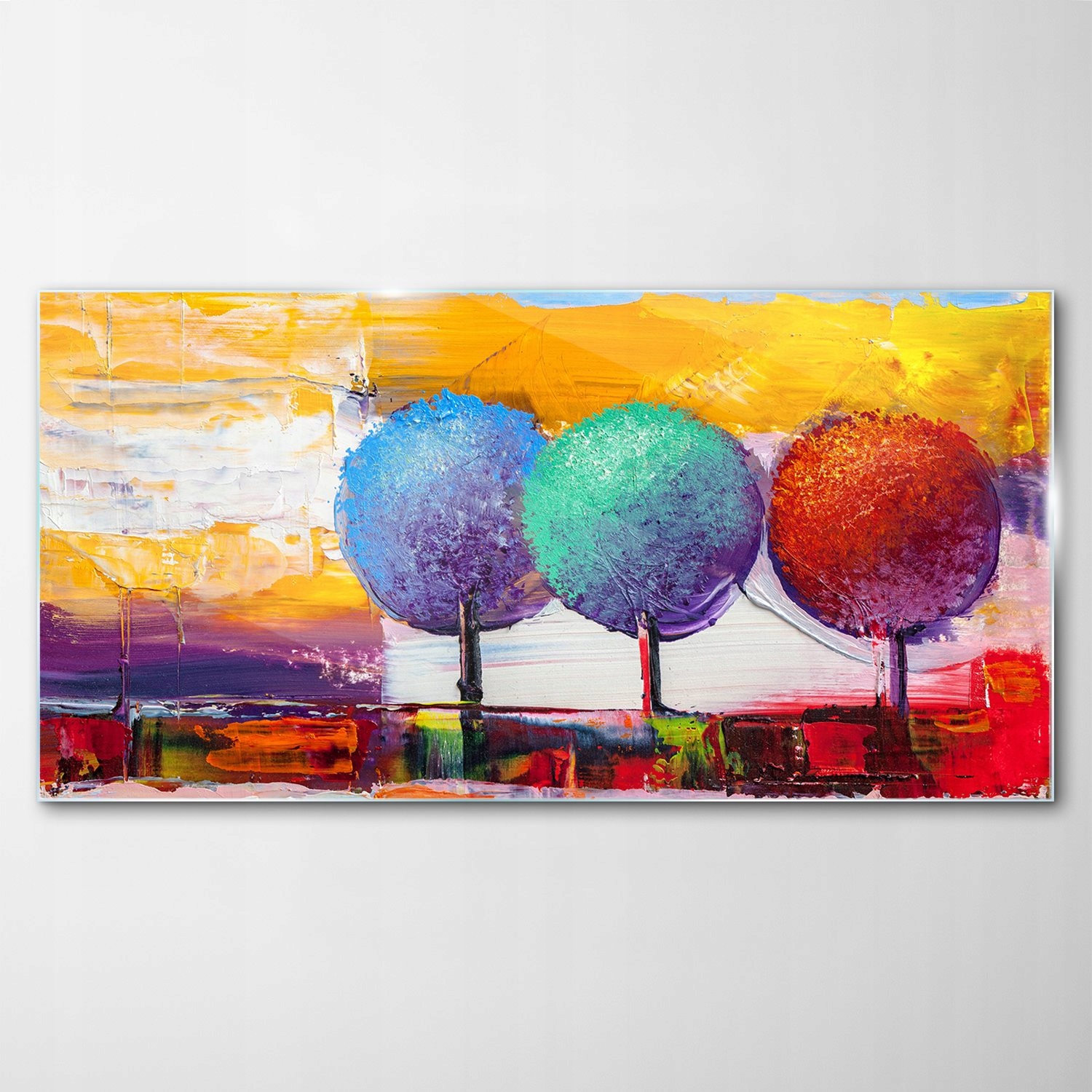 

Obraz Szklany Dekor Jesień Krajobraz Liście 120x60