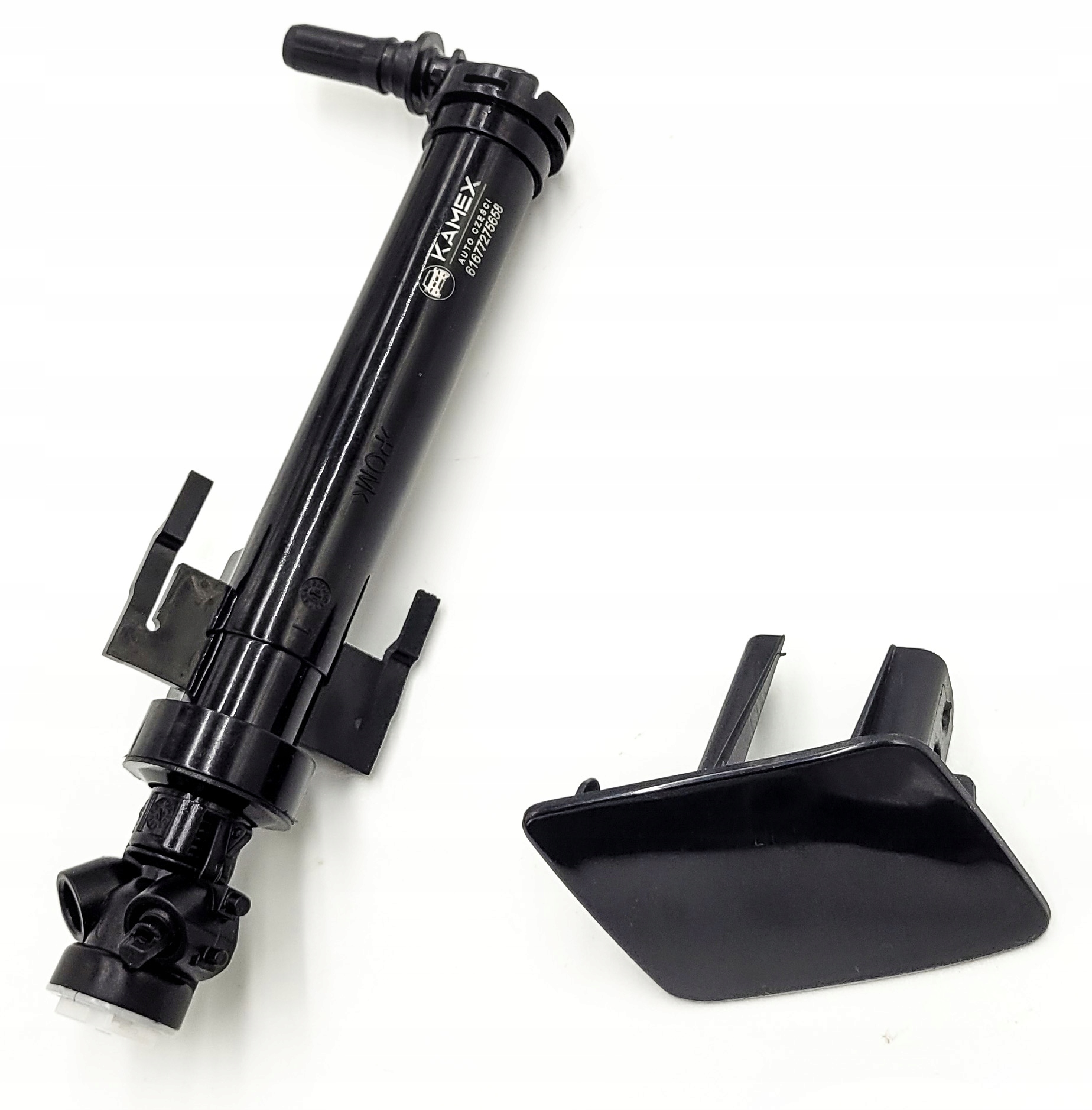 SPRYSKIWACZ REFLEKTORA PRZEDNIEGO LAMPY Z ZAŚLEPKĄ KLAPKĄ BMW F20 F21 PRAWY Producent części KAMEX