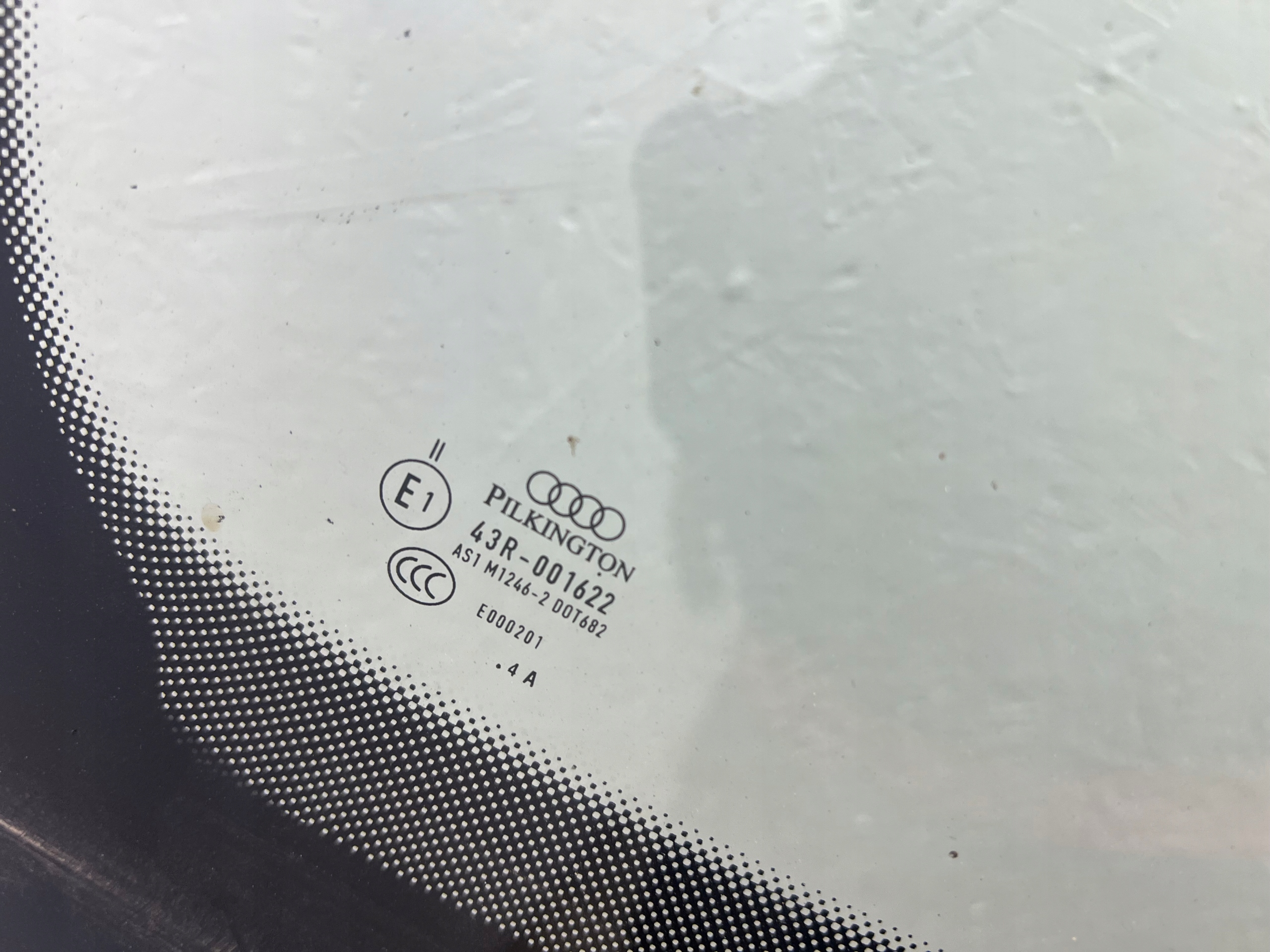 window iron original front AUDI A7 4G8 HUD KAMERA SENSOR