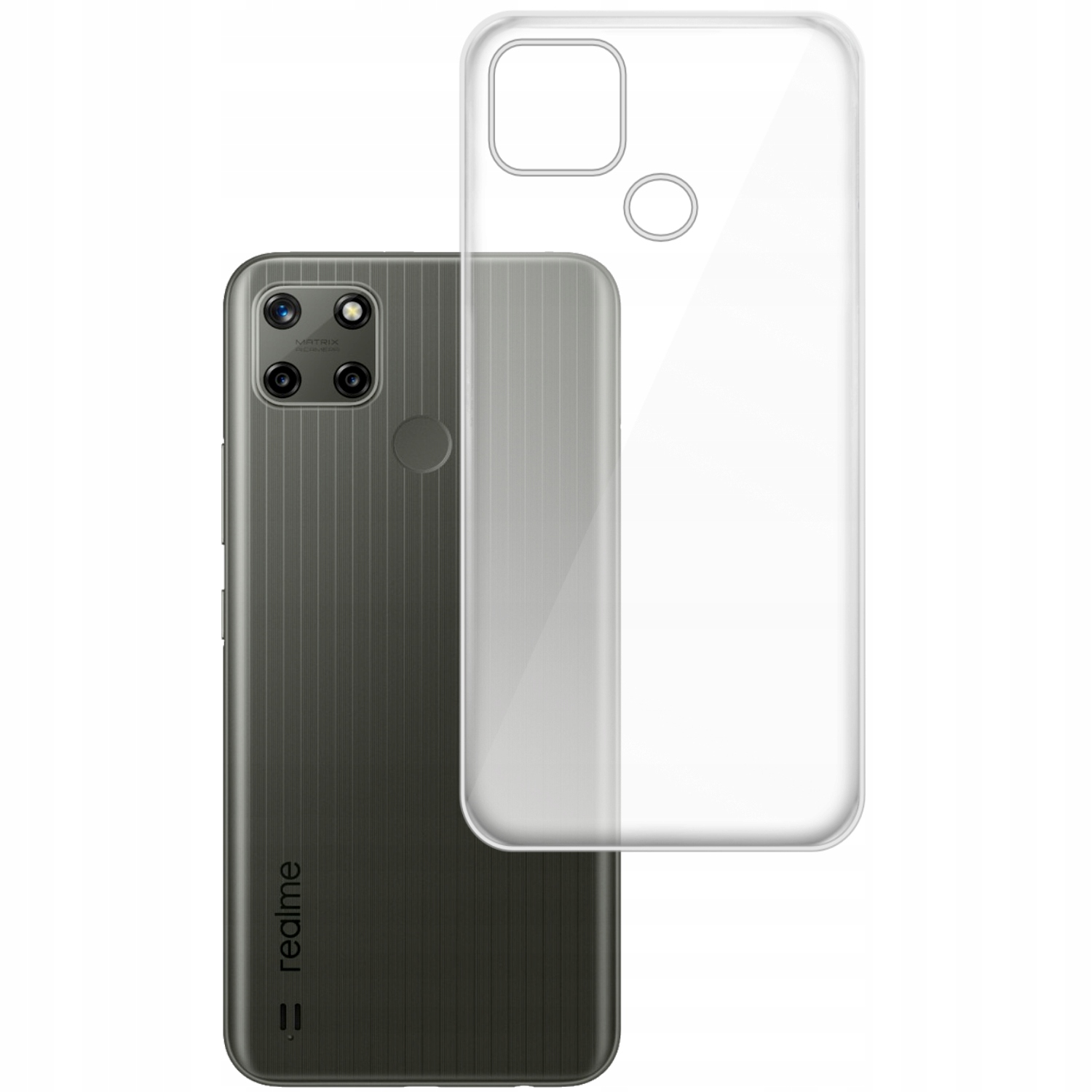 

Etui Do Realme C21Y C25Y Gumowe Slim Clear View