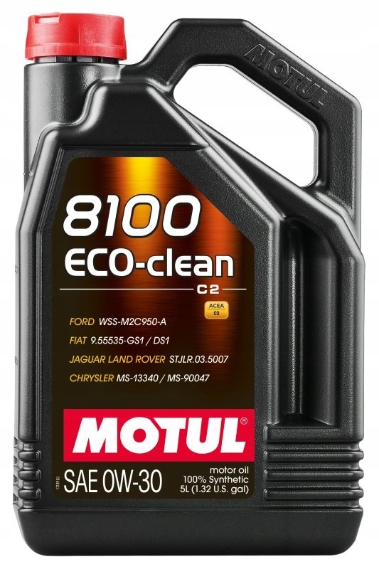 Olej Motul 0W30 5 L 8100 Eco Clean Dpf C2 Sn Wss M2C 950-A 9.55535-G