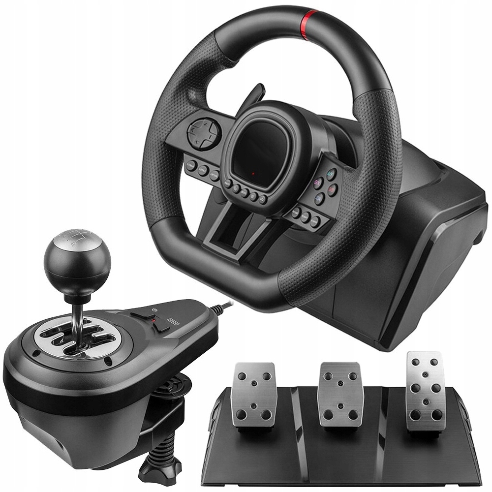 Kierownica do gier Force Wibracje przewodowa PC PS4 Xbox One