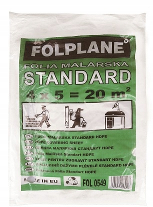 

Folia Malarska Ochronna Standard 4x5=20m2