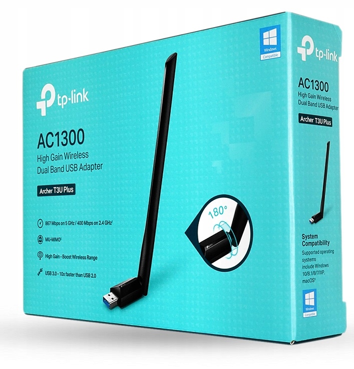 Externí síťová karta TP-Link Archer T3U Plus