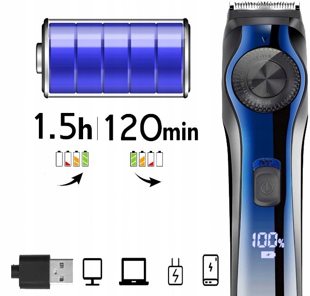 Trymer Maszynka do Brody Beard Bross i Włosów Model VGRV-080