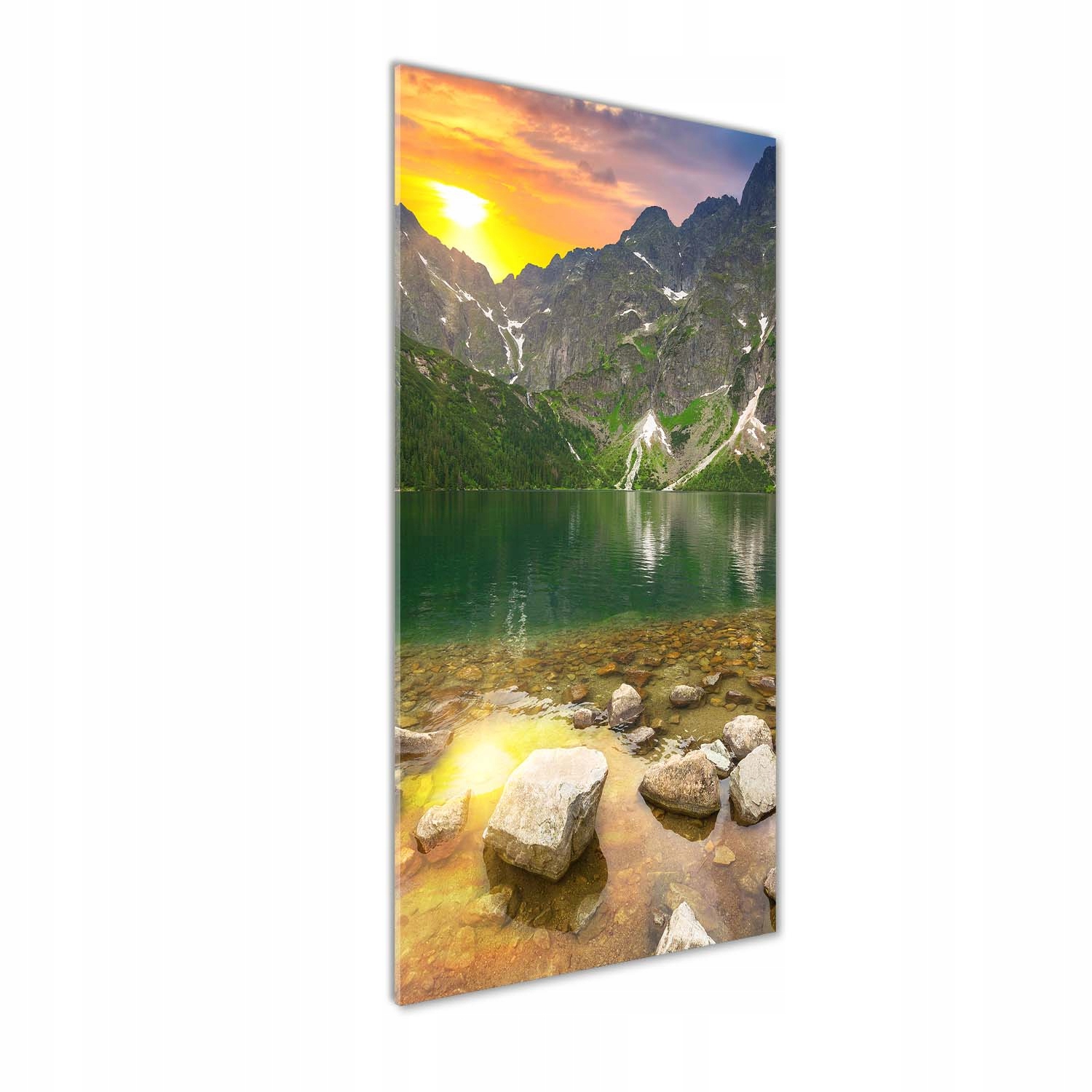 

Foto obraz akrylowy Morskie oko Tatry 50x125 cm