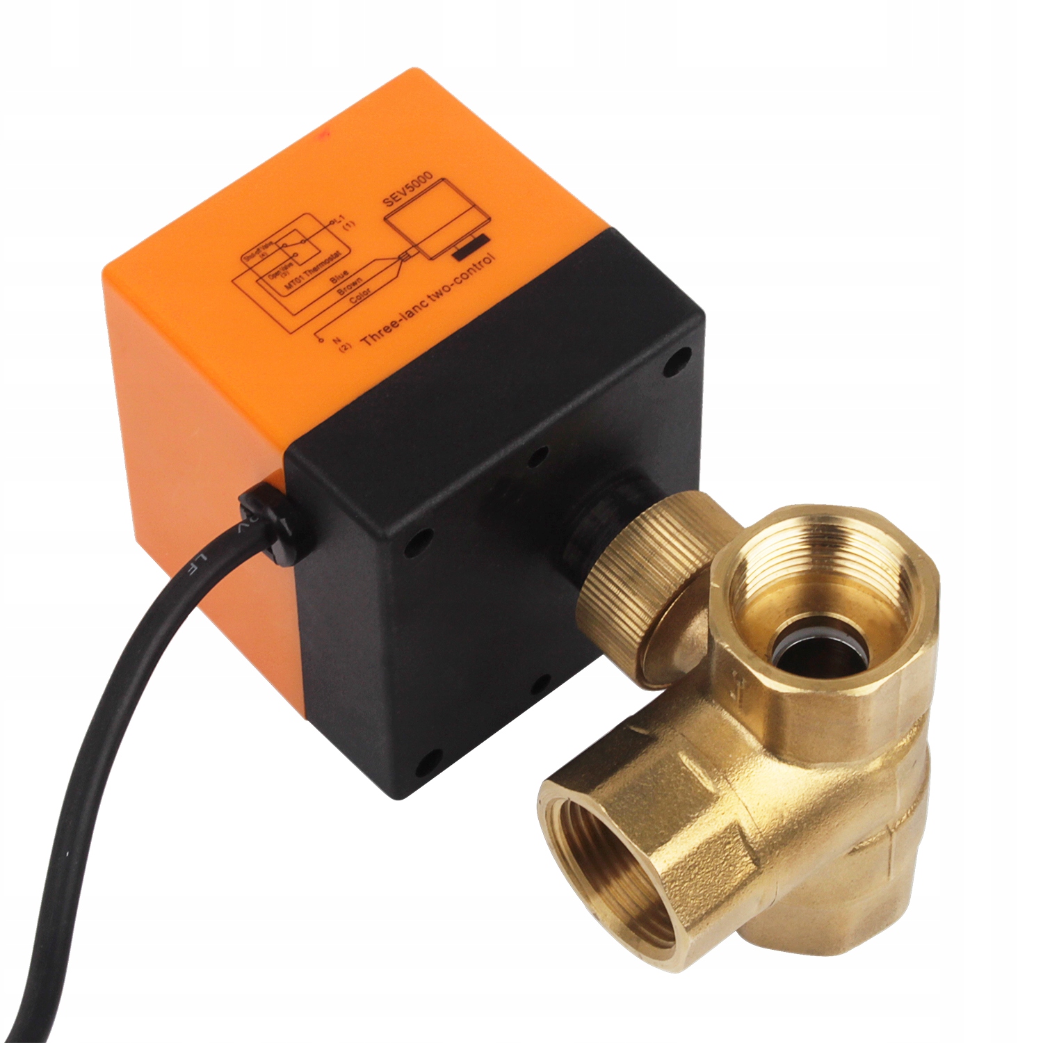 

Elektrozawor Zawor kulowy DN20 3/4'' 230V silownik