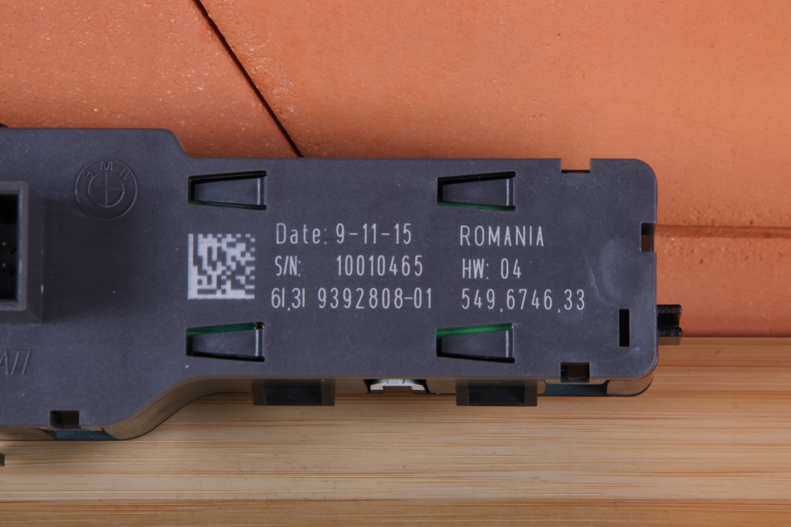 BMW F45 PANEL switch button EDRIVE SPORT ECO 9392808