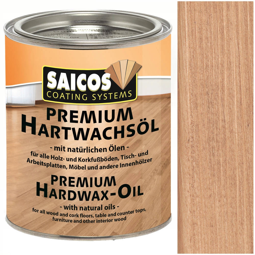 Saicos tvrdý vosk olejový vosk Palisander 3385 0,75L