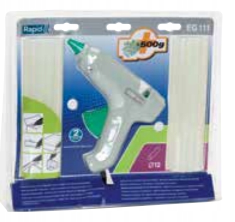 Rapid PISTOLET KLEJOWY EG111 + 500G KLEJU 25W ZEST (LR40303076) LR40303076