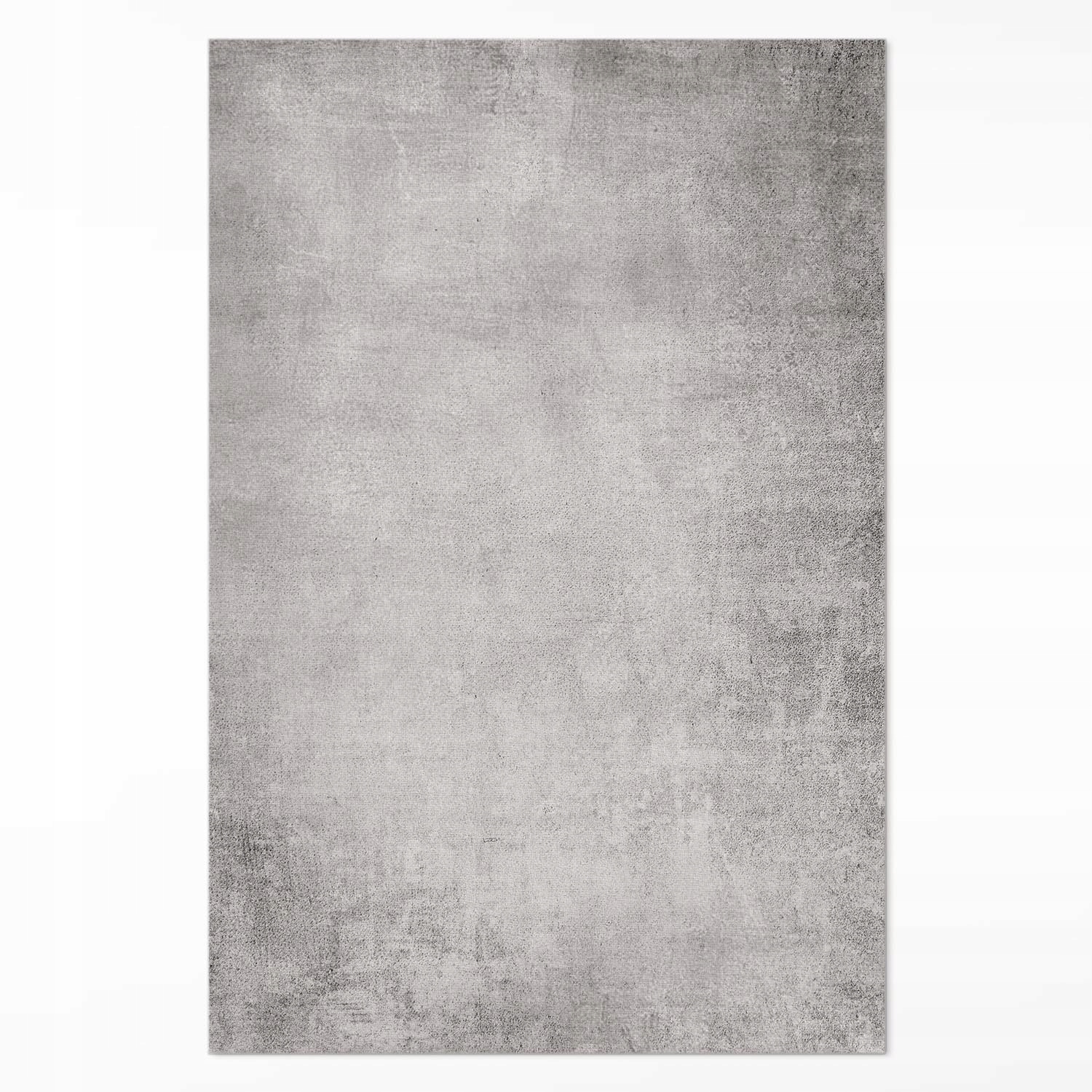 Koberec s potlačou Vinylový strieborný betón moderná textúra XXL 150x225 cm