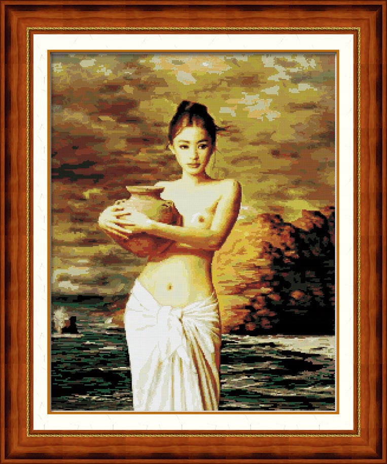 Kanva s potiskem sada (kanva, mulina)