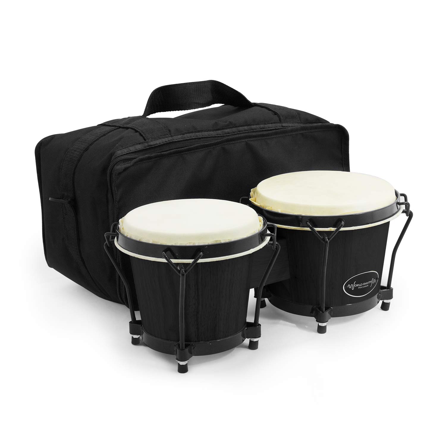 World Rhythm Bongos 15 cm i 18 cm Beginners Dąb