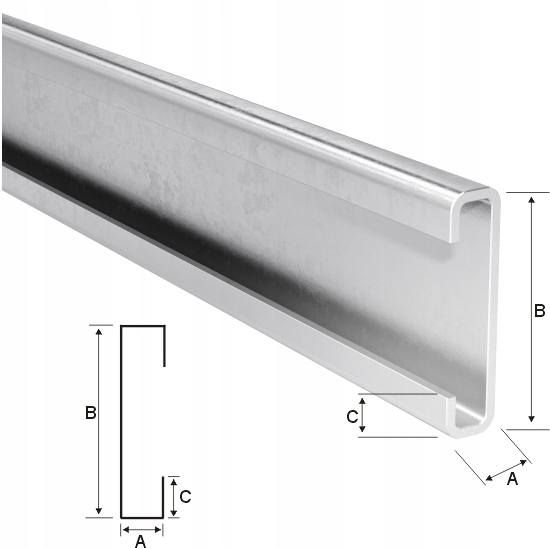 Ceownik 80x20 nowoczesne ogrodzenie płot C2 OCYNK Kod producenta Ceownik model C2 80x20