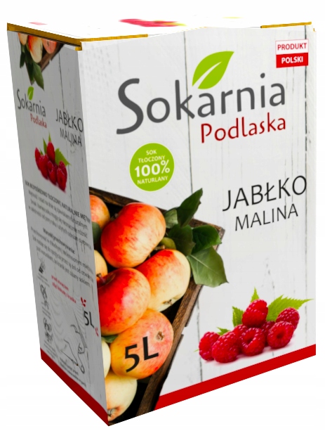 

Sok jabłko-malina malin malinowy 5L Nfc dla dzieci
