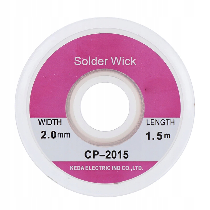 TAŚMA ROZLUTOWNICZA PLECIONKA LUTOWNICZA 2MM X1,5M Stan opakowania oryginalne