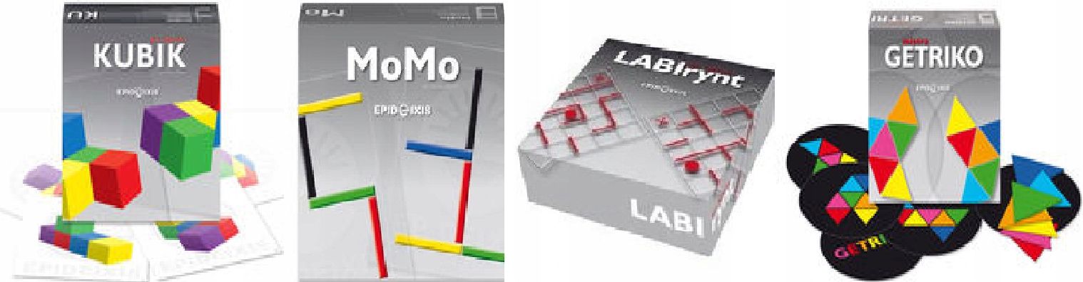 Kubik+ MoMo LABIrynt Gra logiczna+Mistrz Getriko