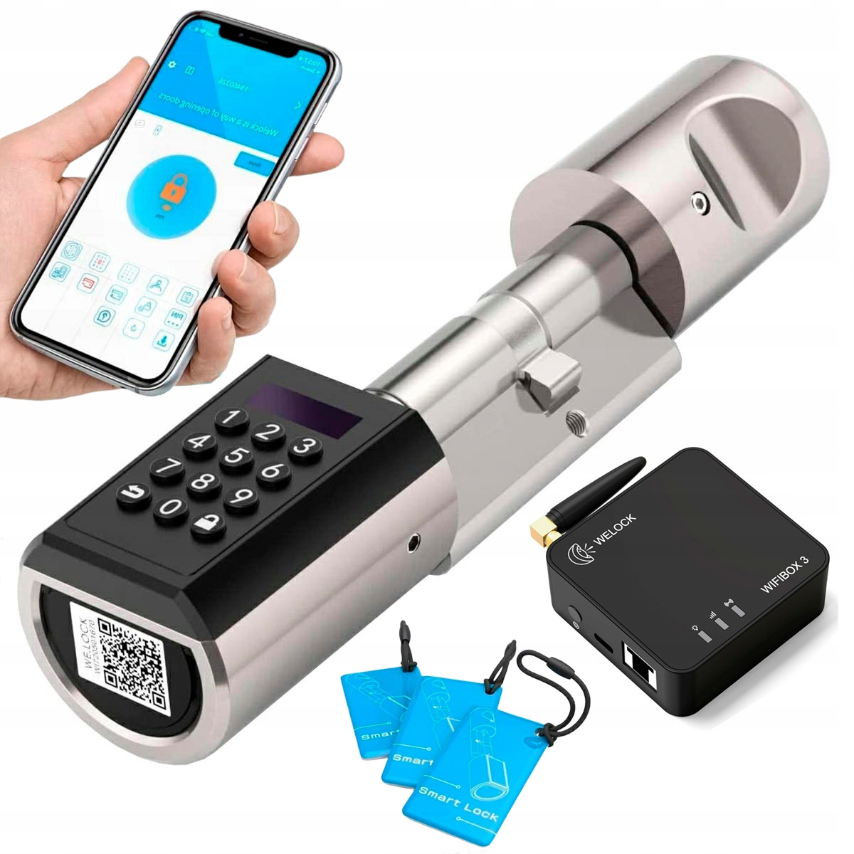 Elektronický Zámek Welock Zigbee Bluetooth Tuya Brána Welock Sada