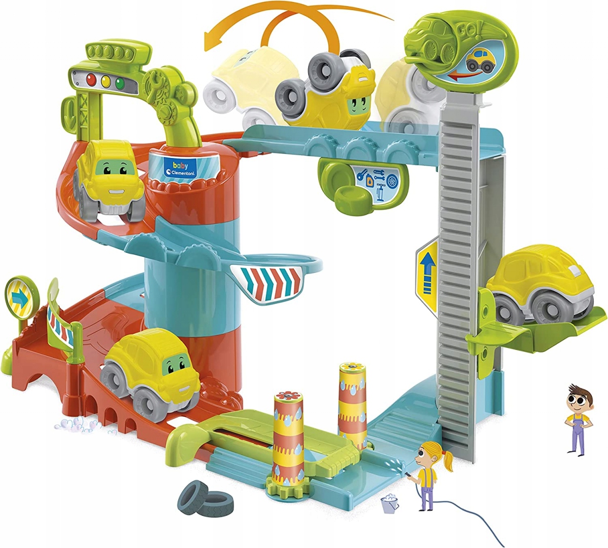 

Zabawny Garaż Samochodowy Autka Clementoni Baby