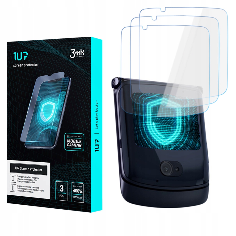 3x Fólie 3mk pro Motorola Razr 5G (přední strana)
