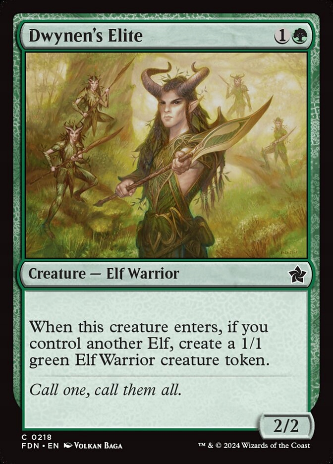 [mtg] Dwynen's Elite (fdn)