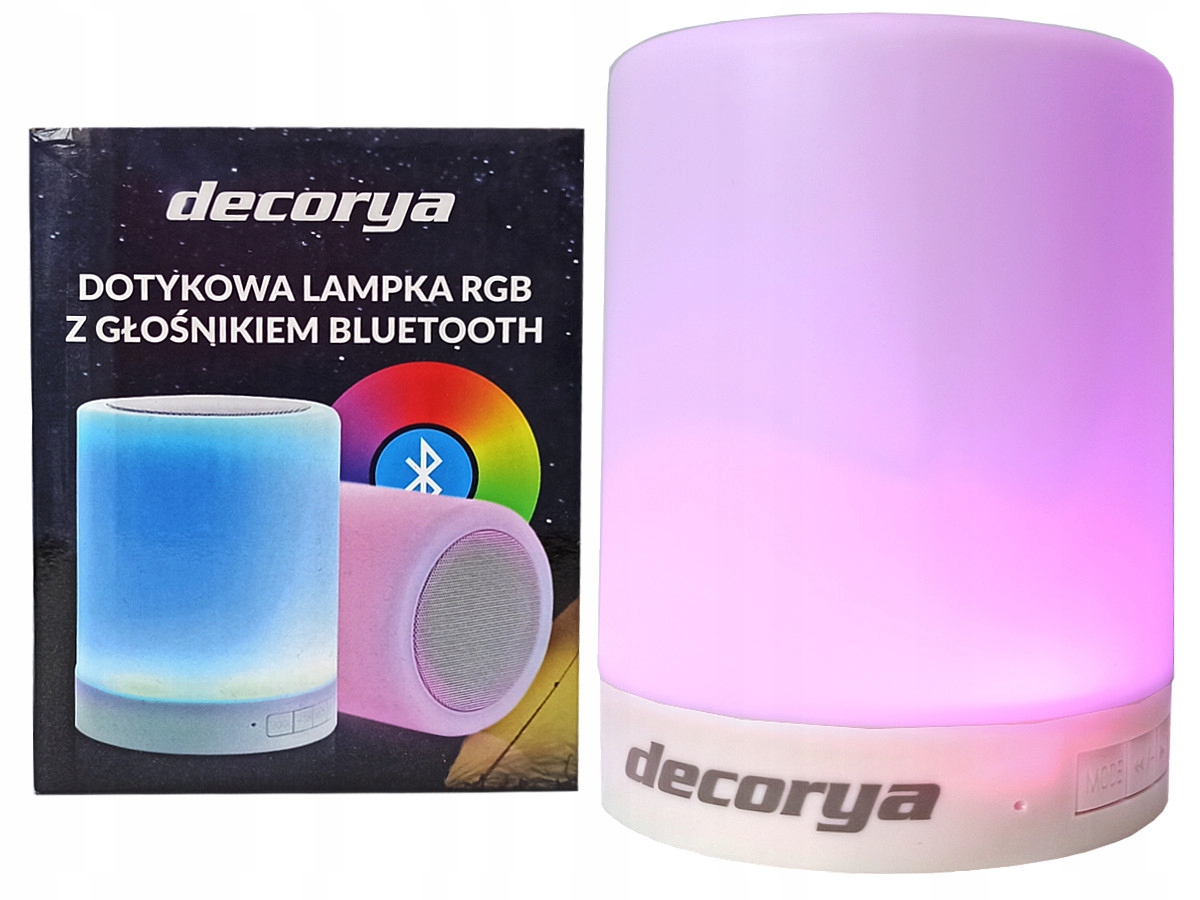 

Lampka na dotyk zmiana kolorów Rgb głośnik