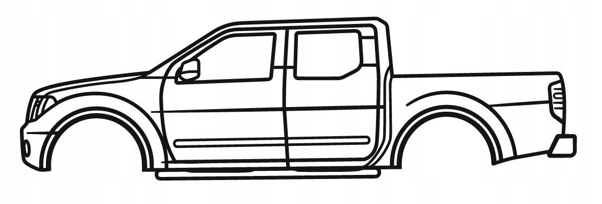 nástěnná dekorace Obraz Auto Nissan Frontier 2ND Gen 2008