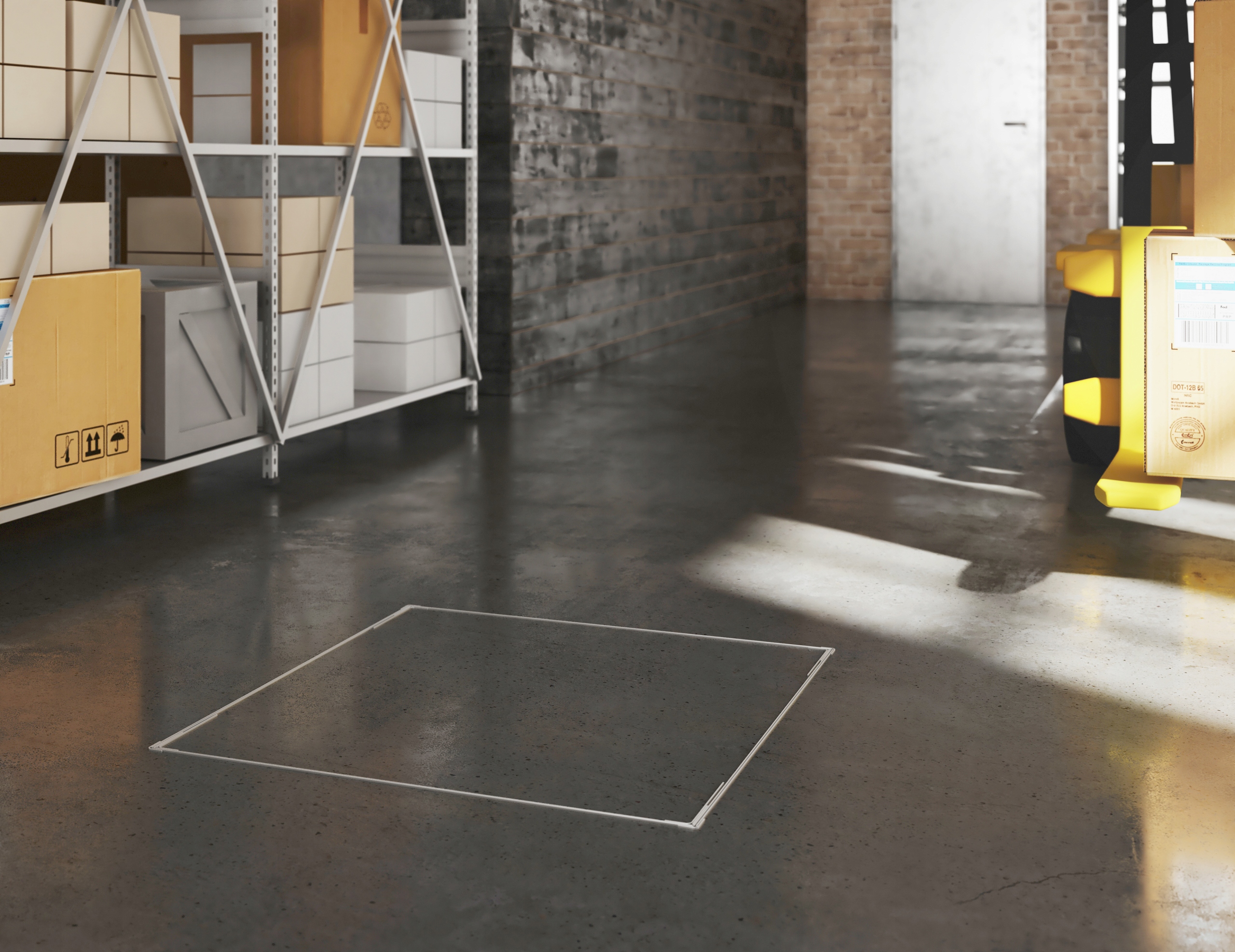 Właz Rewizyjny Studzienka 800x800x100 mm Stal Nierdzewna Lock Up System Wymiary inne mm