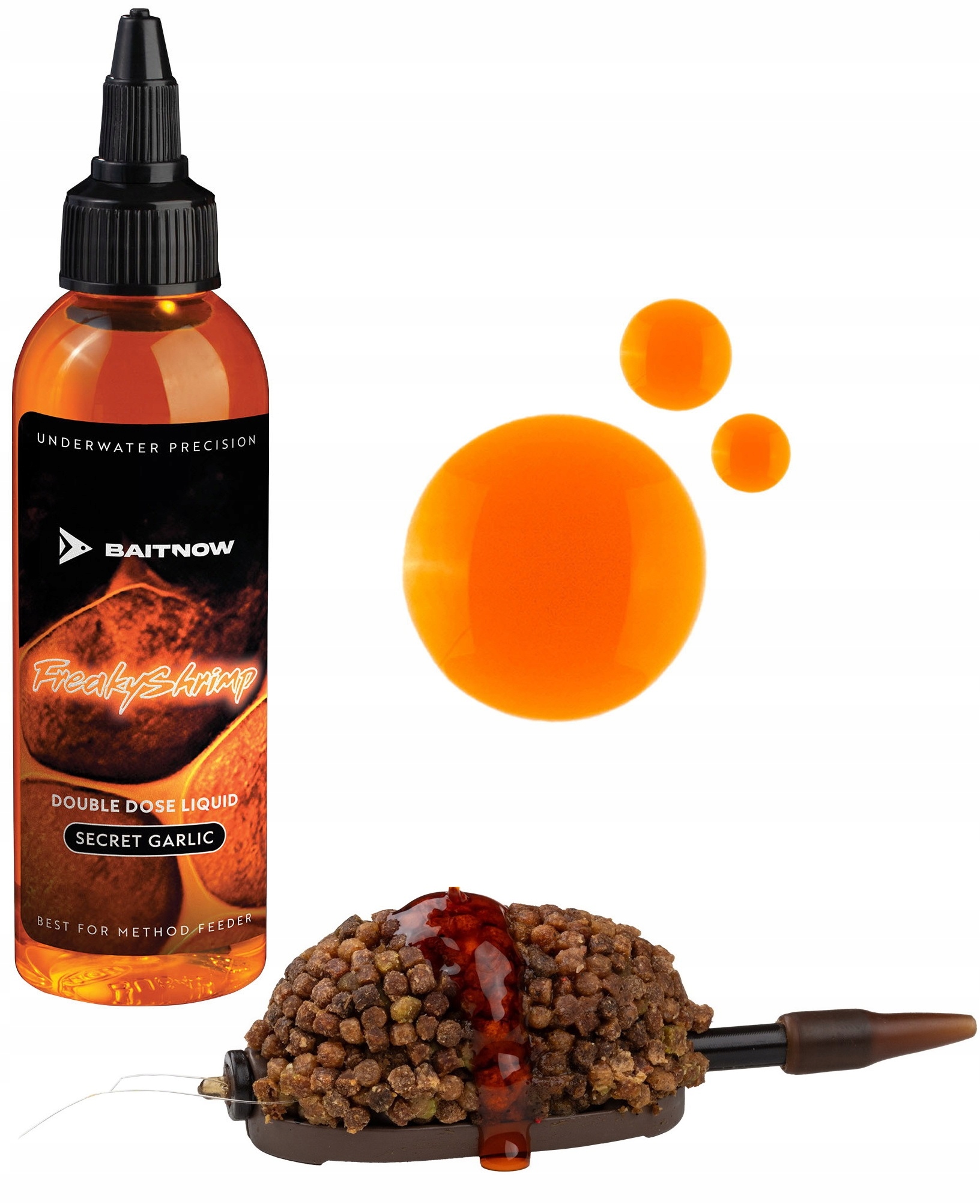 BaitNow Liquid Method Feeder Double Dose Freaky Shrimp 100ml BNL0004