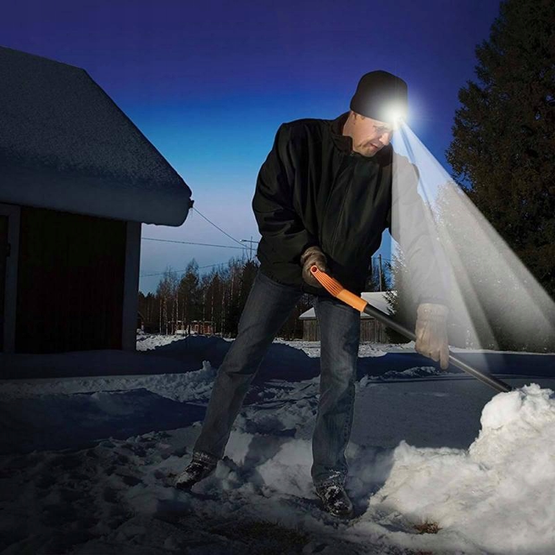 CZAPKA ZIMOWA Z LATARKĄ LAMPKĄ LED NA BATERIE Kod producenta CZSLB