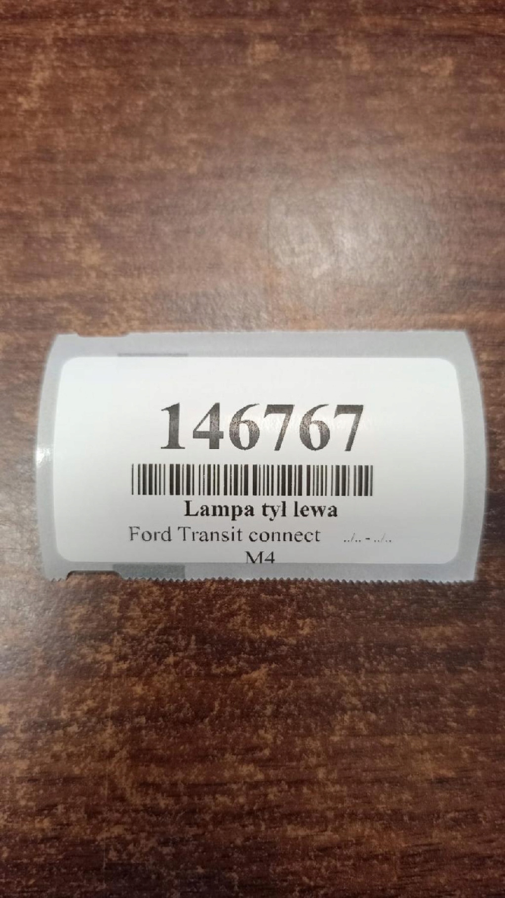 FORD TRANSIT CONNECT light left rear part