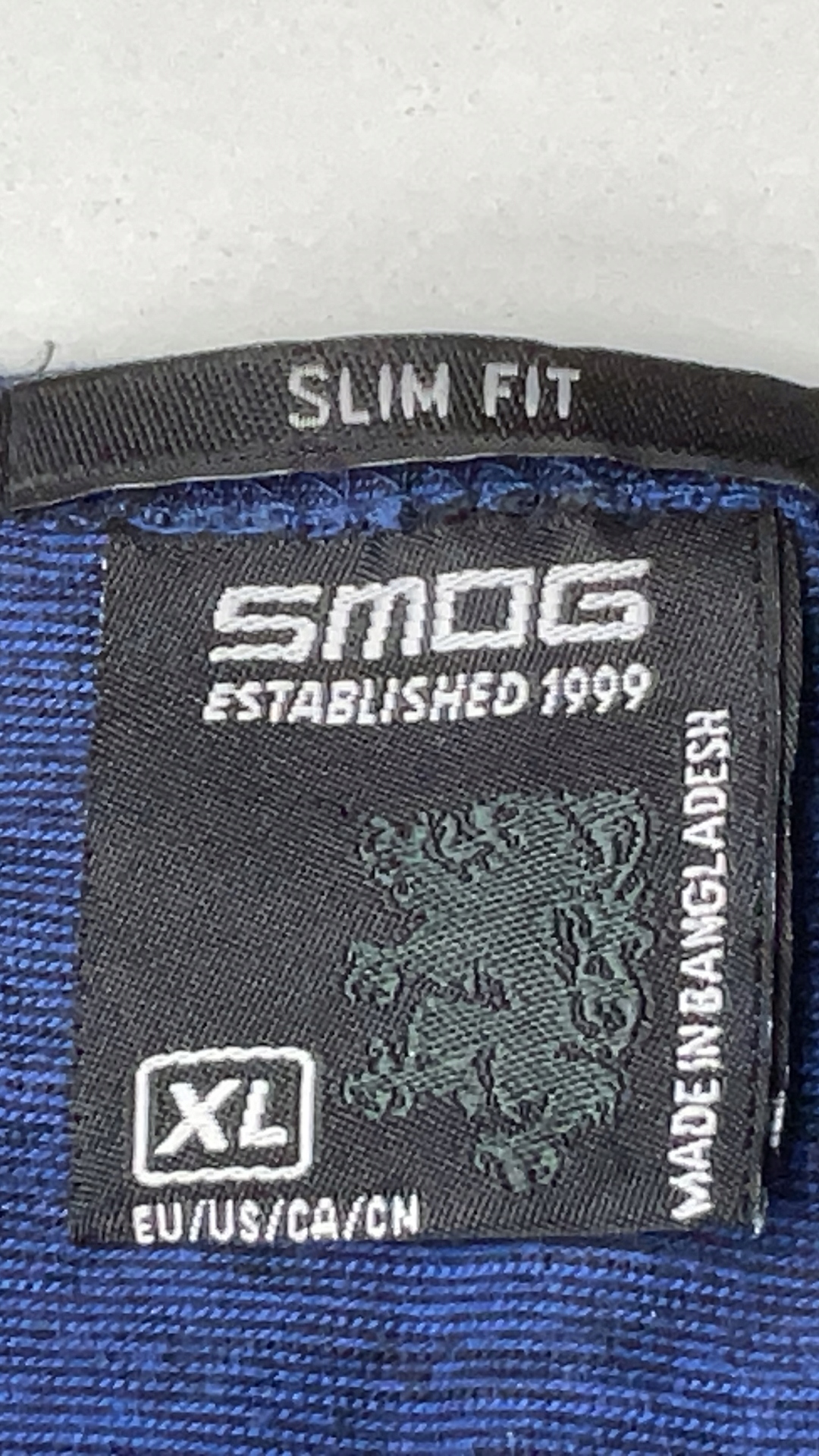 granatowa koszula, Smog, XL Marka bez marki