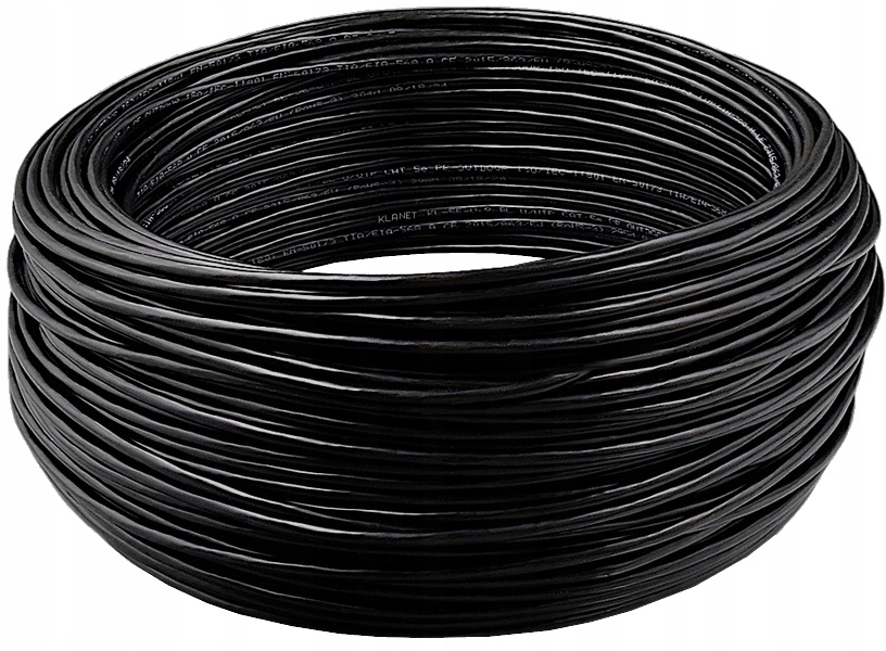 Kabel Skrętka Przewód Sieciowy Internetowy Utp kat 5e Cu Pe Zewnętrzny 50m
