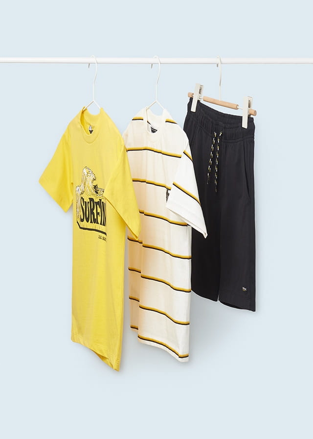 Komplet chłopięcy MAYORAL 6660 żółty/granat - 166