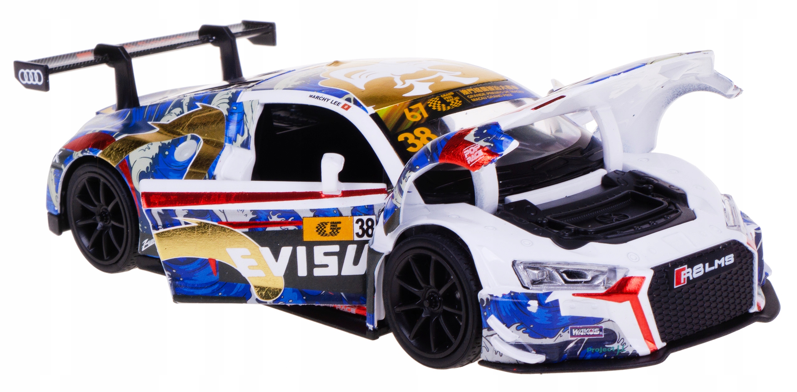 Audi R8 Lms GT3 Macau Gt Cup 2020 Model Pohon Zvuk #38 Rmz 1:32