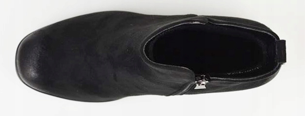 VINCEZA Botki Czarne Zamsz 10777 40 Rozmiar 40