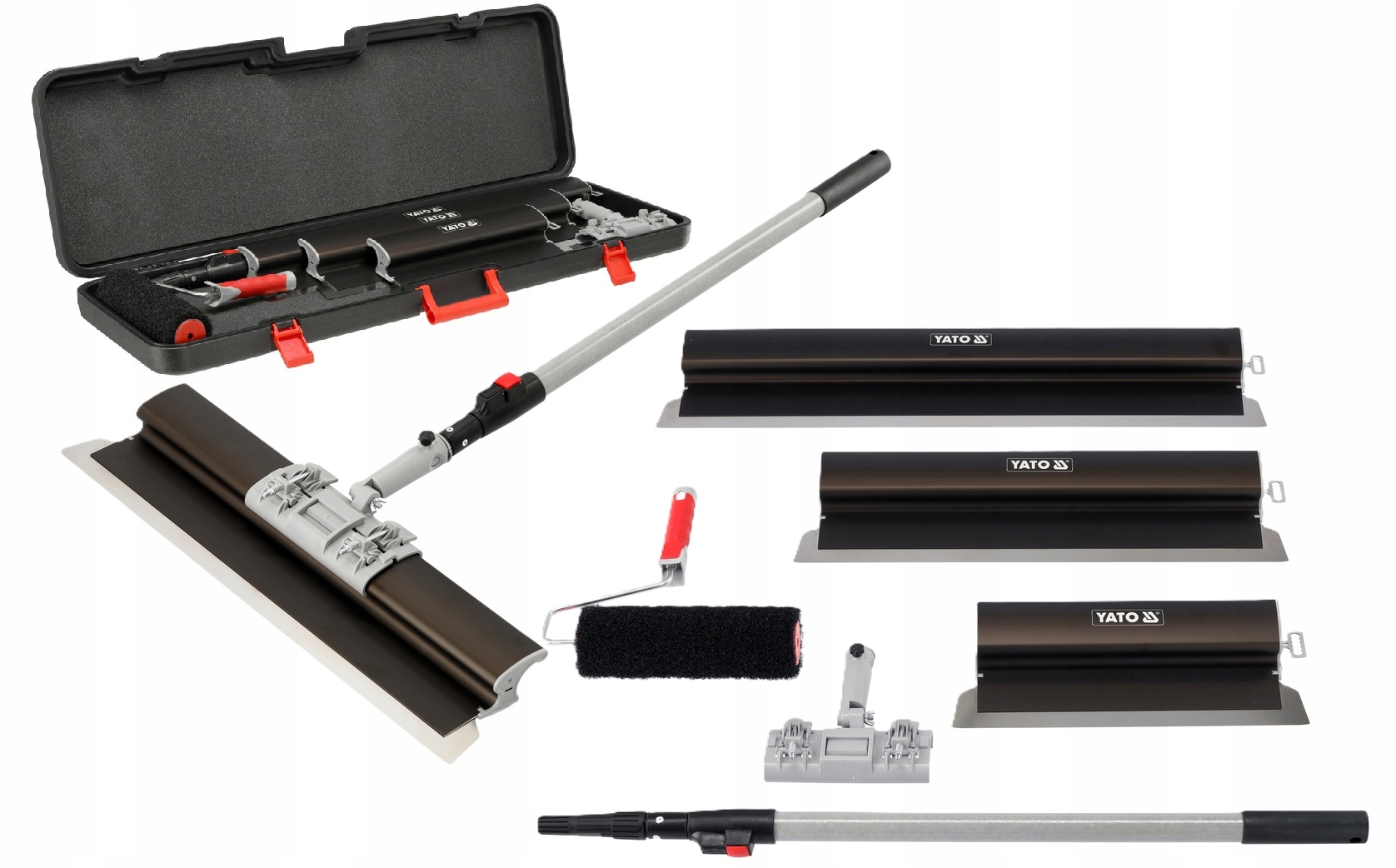 Špachtle Dokončovacie Nože Na Hladenie Alu 400/600/800 mm 6 ks Yato YT-52235