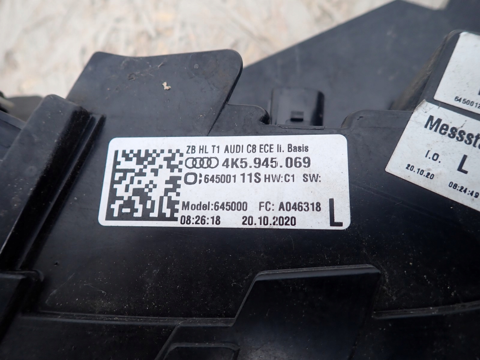 light left rear left rear part AUDI A6 C8 4K sedan 2018- 4K5945069