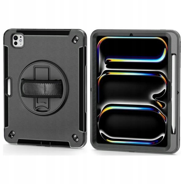 Etui ochronne 4smarts Rugged Case z uchwytem do iPad Pro 11" (M4, 2024)