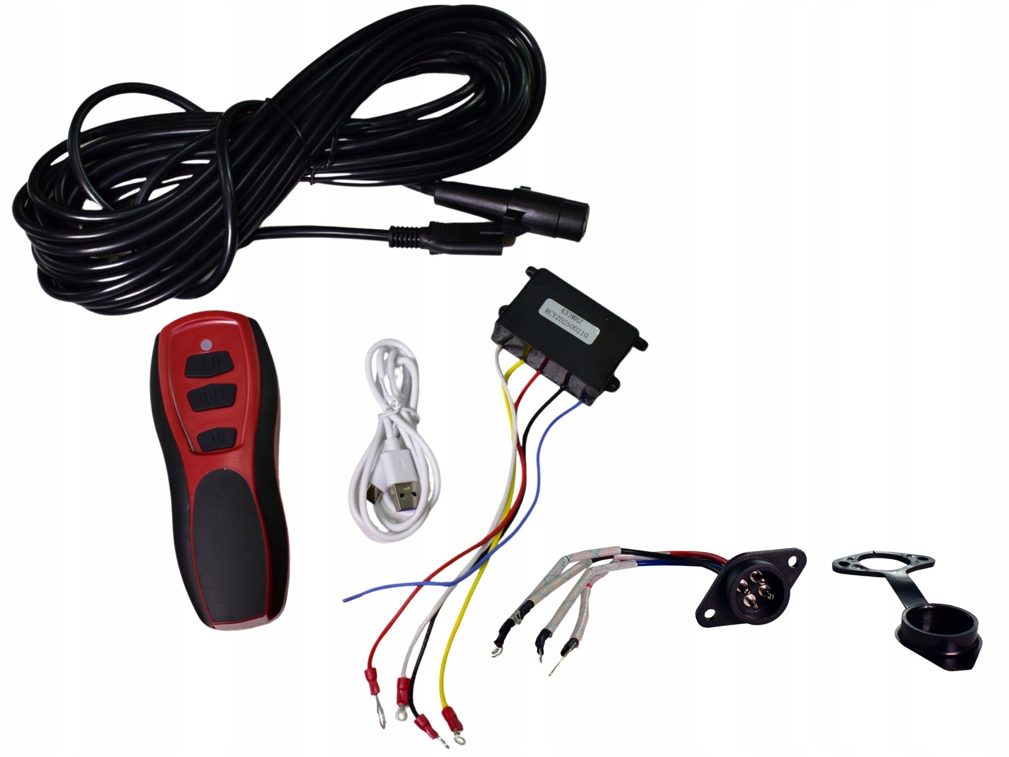 Univerzálny ovládací set 2v1 pre navijaky 12V/24V
