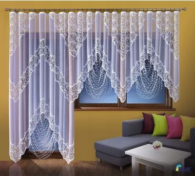 

Komplet 2 firan żakardowych Erato 250x200+150x350