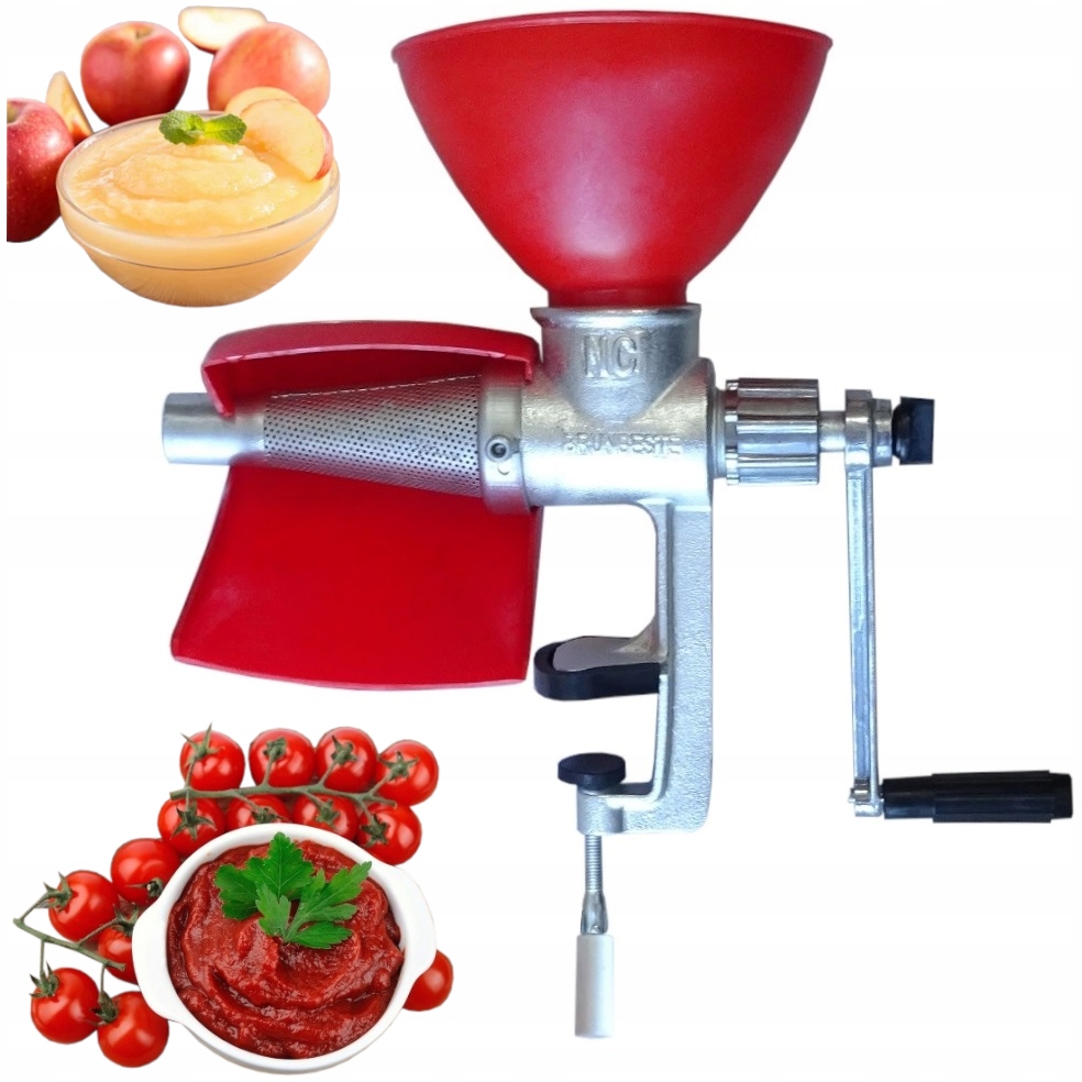MASZYNKA ŻELIWNA SOLIDNA WYCISKARKA DO PRZECIERANIA POMIDORÓW DO OWOCÓW Linia 1