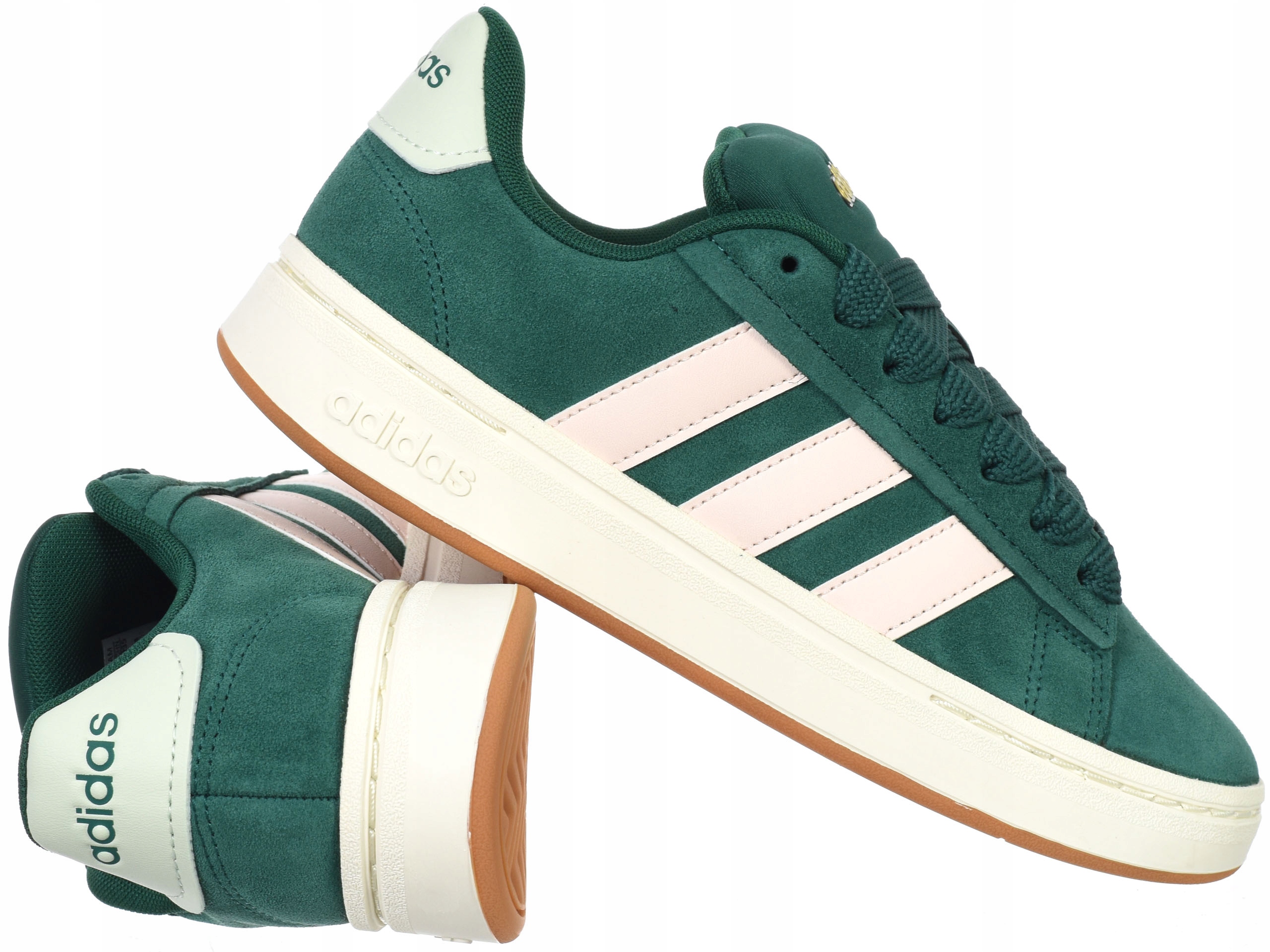 Dámské boty Adidas Grand Court Alpha 00s JI1715 kožené Zelené