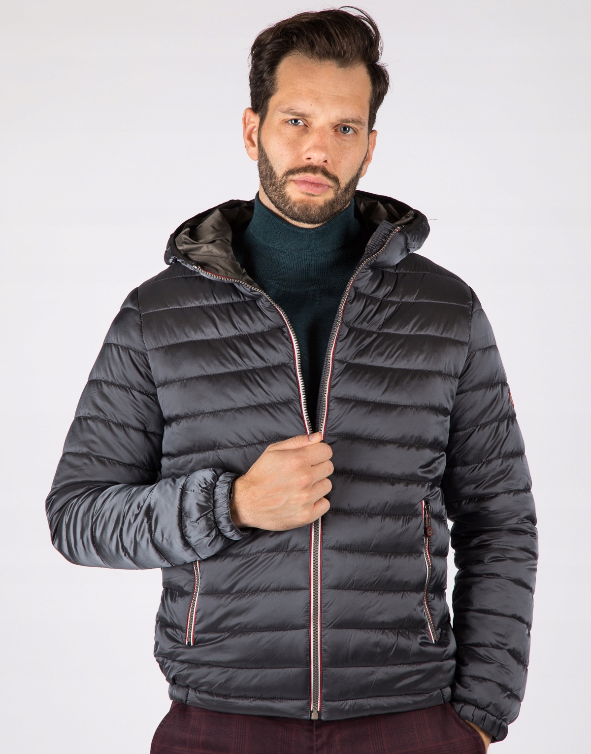 Pánská grafitová bunda Cenová velikost M