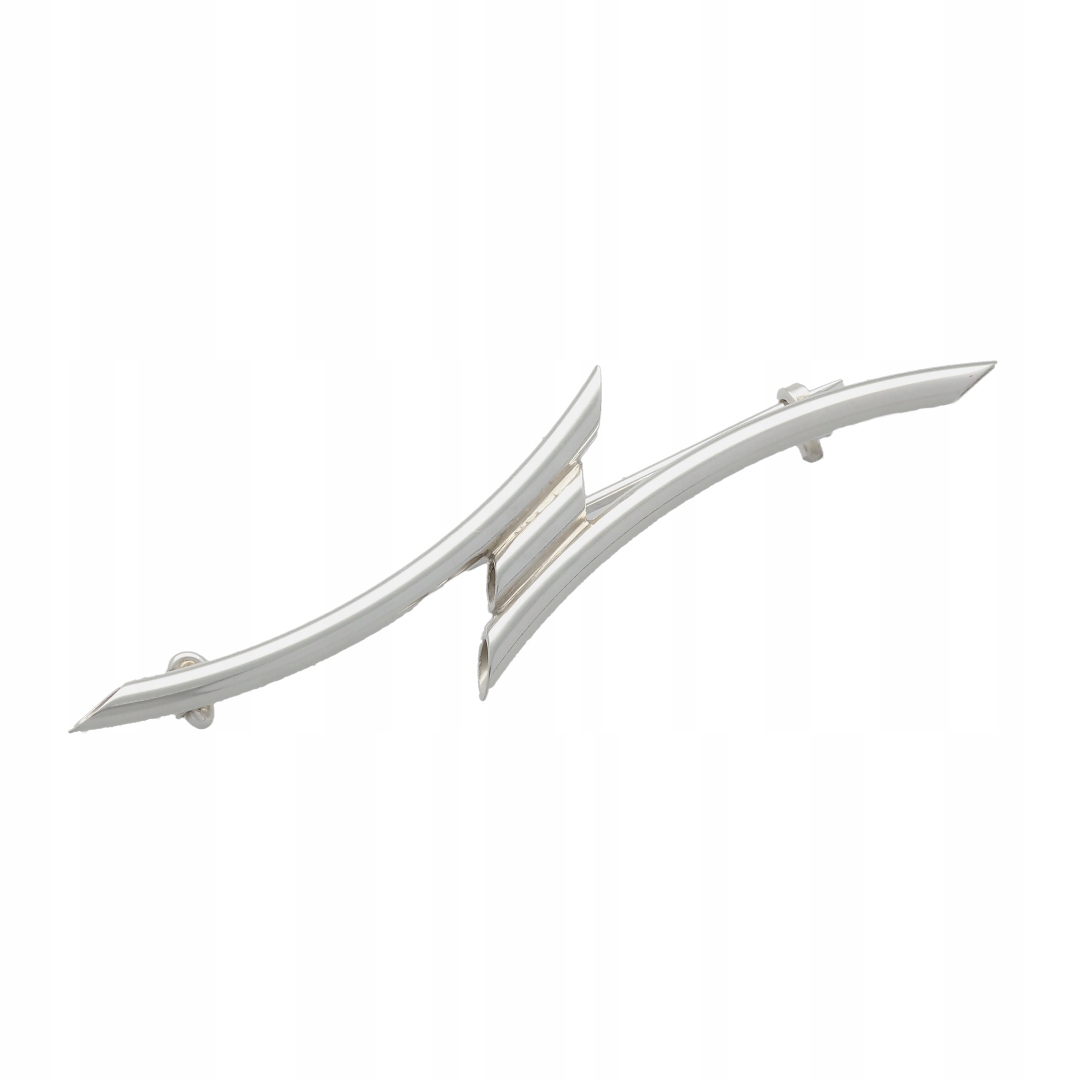 Brož hladké stříbro