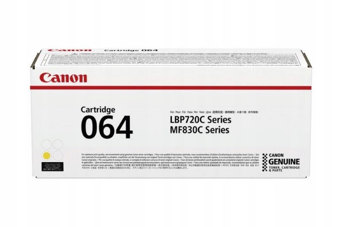 Originálny toner Yellow Canon LBP722 MF832 (CRG064 CRG-064 4931C001)