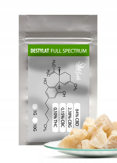 

Cannabidiol destylat Cbd Full Spectrum 84% 1g