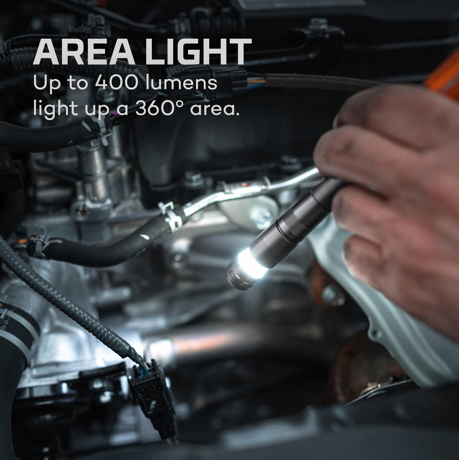 NEBO Latarka LED 500 Lumen IPX7 Wodoodporna z Magnesem i USB — miniatura 3