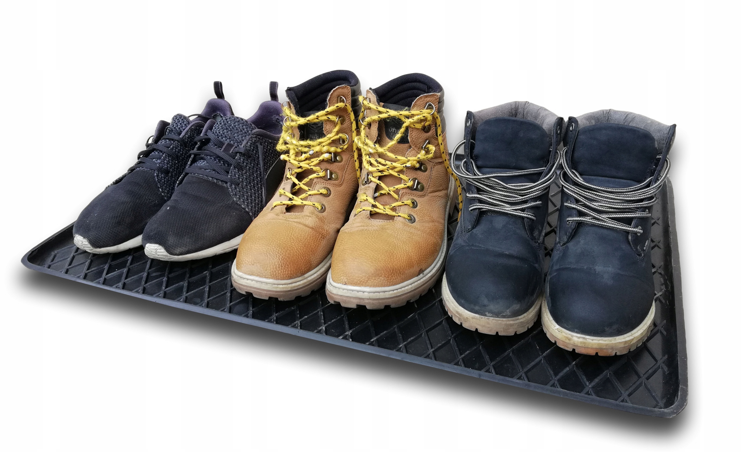 Duża podkładka ociekacz pod mokre obuwie buty, wycieraczka gumowa 70x40