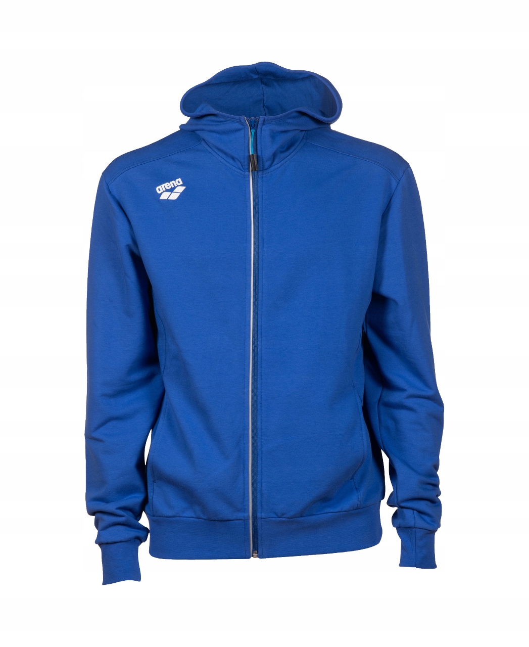 Mikina Arena Team Hooded Jacket Panel Royal Xs